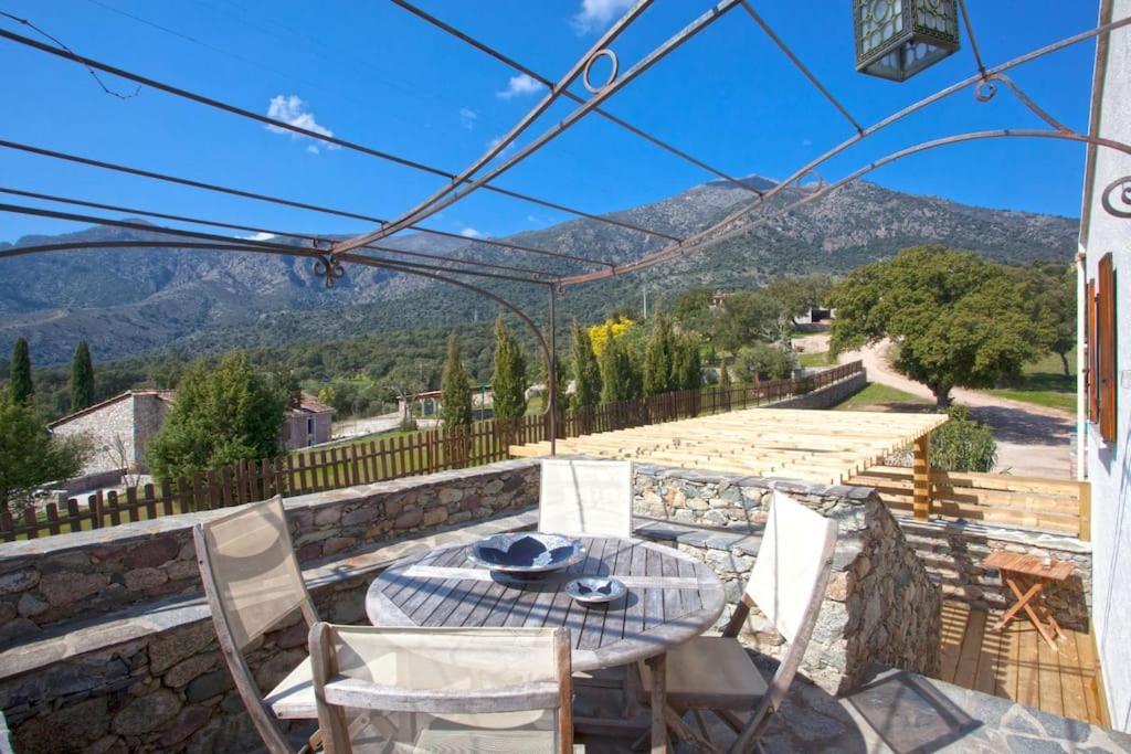 Le Capu Biancu-Location Avec Vue Proche Des Gorges De L Asco Entre Mer Et Montagne Moltifao Exteriér fotografie