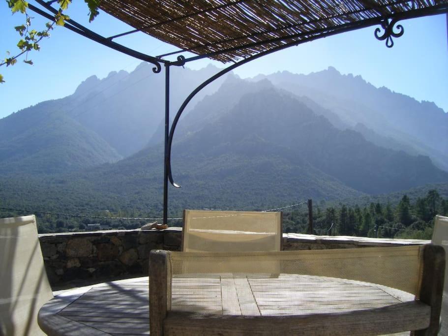 Le Capu Biancu-Location Avec Vue Proche Des Gorges De L Asco Entre Mer Et Montagne Moltifao Exteriér fotografie