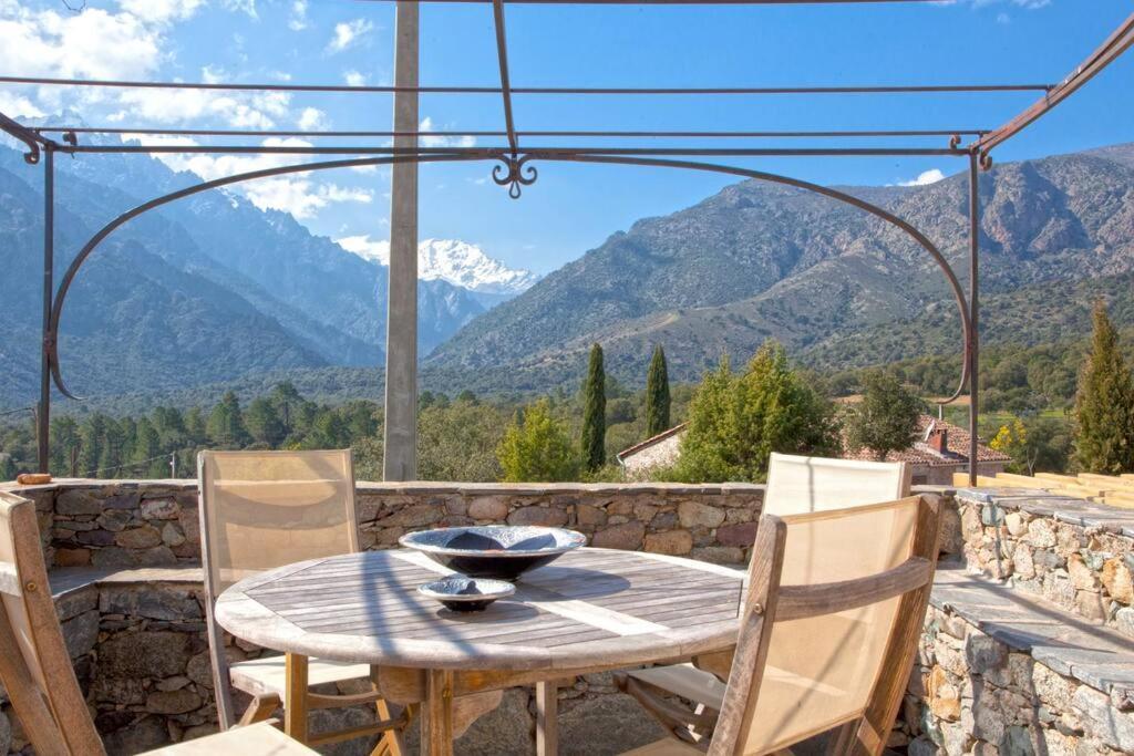 Le Capu Biancu-Location Avec Vue Proche Des Gorges De L Asco Entre Mer Et Montagne Moltifao Exteriér fotografie