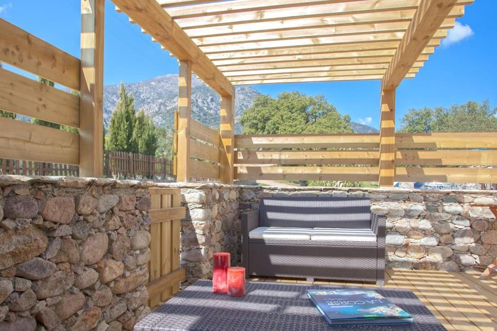 Le Capu Biancu-Location Avec Vue Proche Des Gorges De L Asco Entre Mer Et Montagne Moltifao Exteriér fotografie