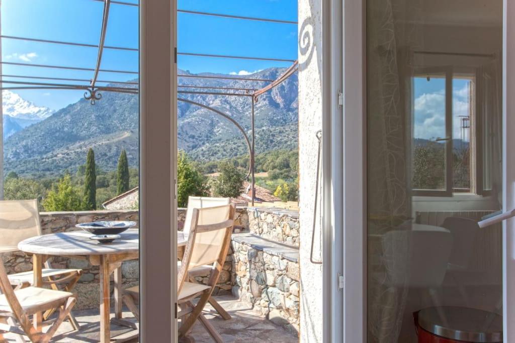 Le Capu Biancu-Location Avec Vue Proche Des Gorges De L Asco Entre Mer Et Montagne Moltifao Exteriér fotografie