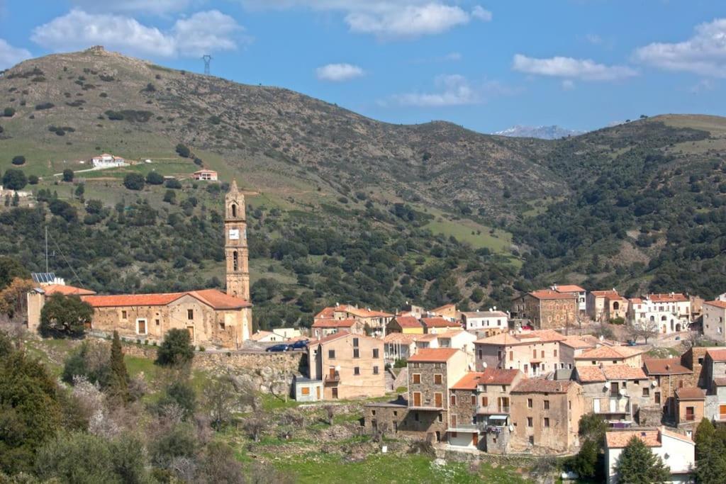 Le Capu Biancu-Location Avec Vue Proche Des Gorges De L Asco Entre Mer Et Montagne Moltifao Exteriér fotografie